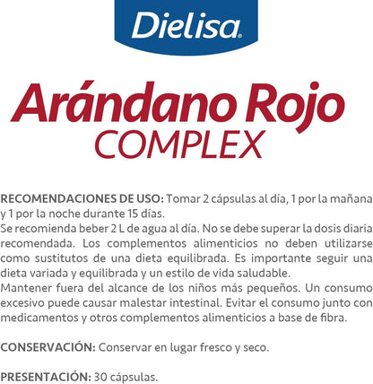 Arandano Rojo Complex DIELISA 30 cápsulas