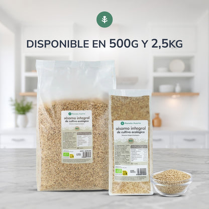 Sésamo integral crudo ECO Planeta Huerto 500 g