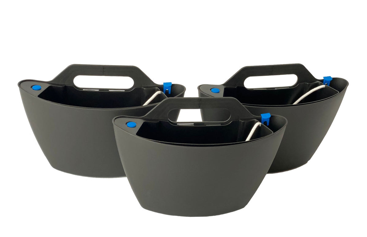 Jardín Vertical Modular Citysens Con Riego Automático De 3 Maceteros – Negro, Polipropileno 100% Reciclado_5