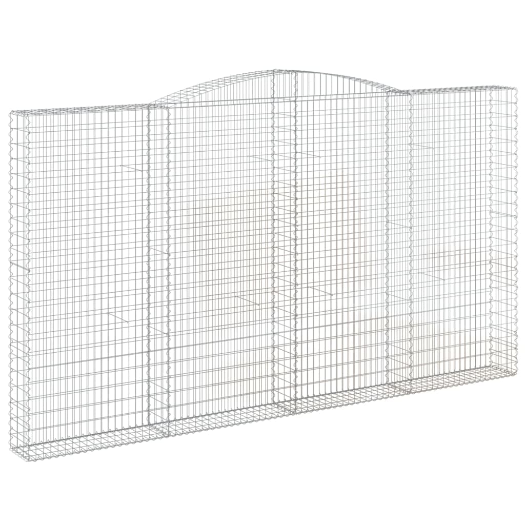 Cestas De Gaviones 10 Uds Forma De Arco Hierro 200x30x220/240cm_2