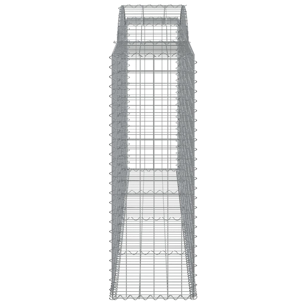 Cestas Gaviones 4 Uds Forma De Arco Hierro 300x50x140/160 Cm_4