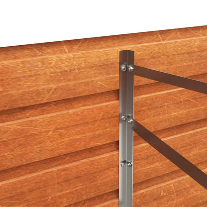 Arriate Oxidado De Acero Corten 600x80x45 Cm_5