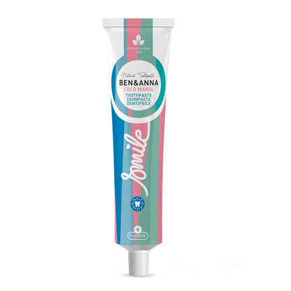Dentífrico Coco Mania con flúor Ben &amp; Anna tubo 75 ml