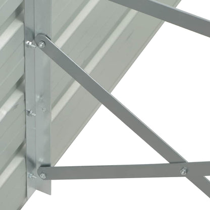Arriate De Jardín De Acero Galvanizado Marrón 480x80x45 Cm_4