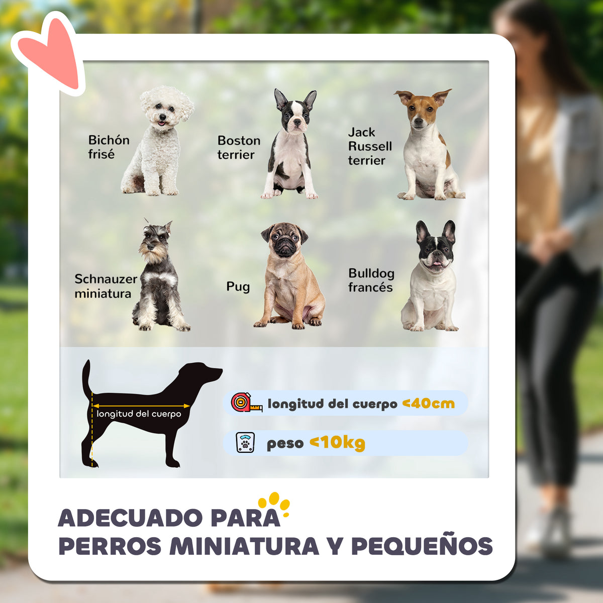 Pawhut Carrito Para Perros Plegable Con Vagón Desmontable Y Cojín Caqui_3