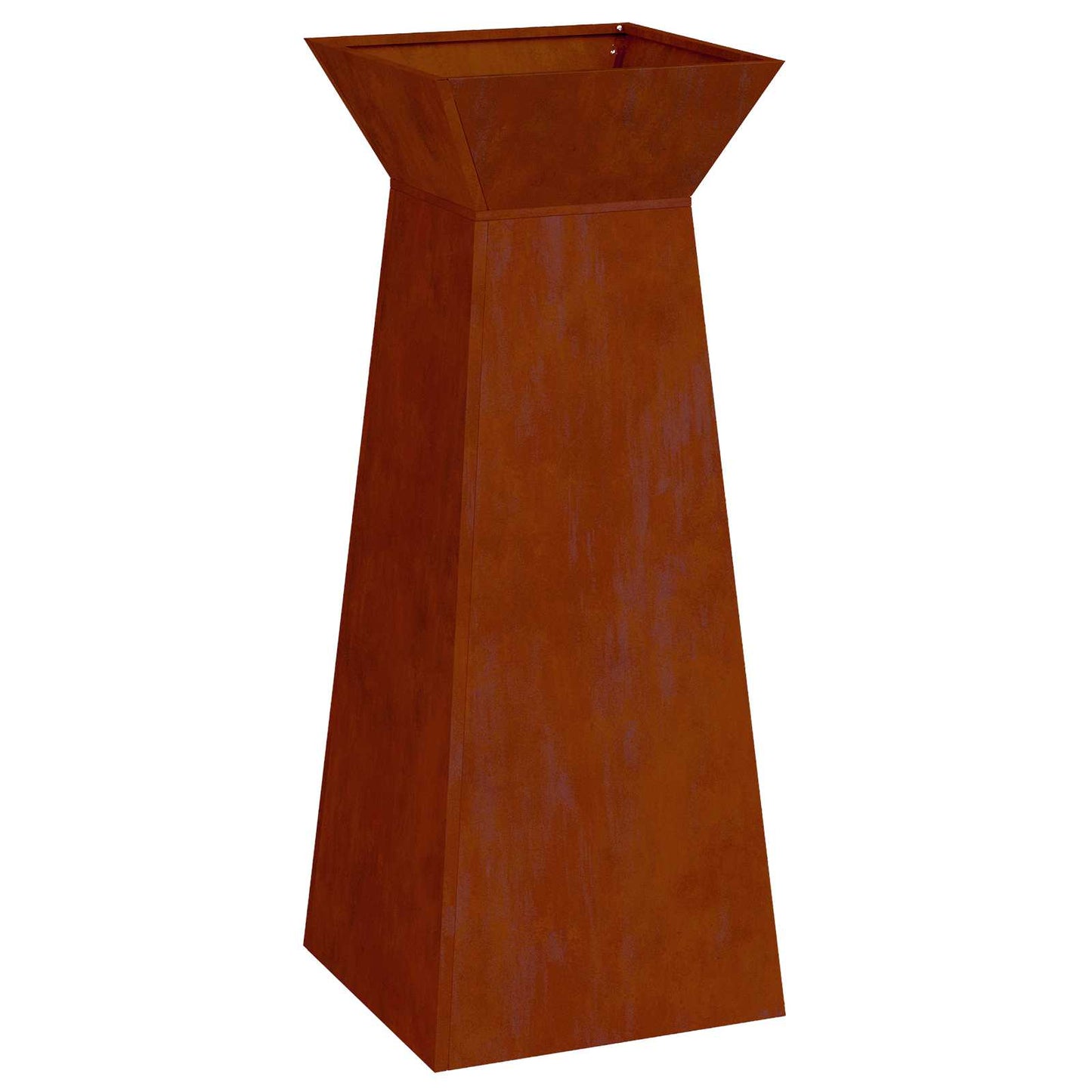 Maceta Pilar Plateado 40 X 40 X 100 Cm_4
