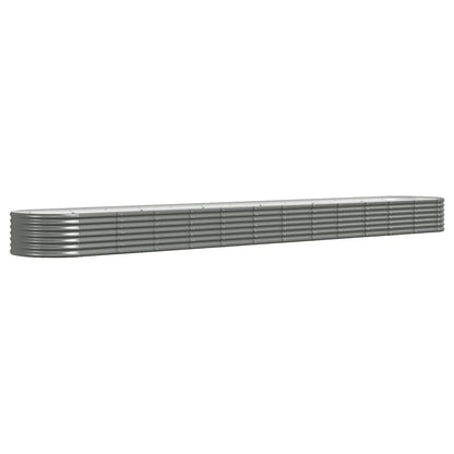 Jardinera Arriate Acero Galvanizado Gris 512x80x36 Cm_0