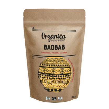 Baobab Bio En Polvo 125g- Orgánica Superfoods_0
