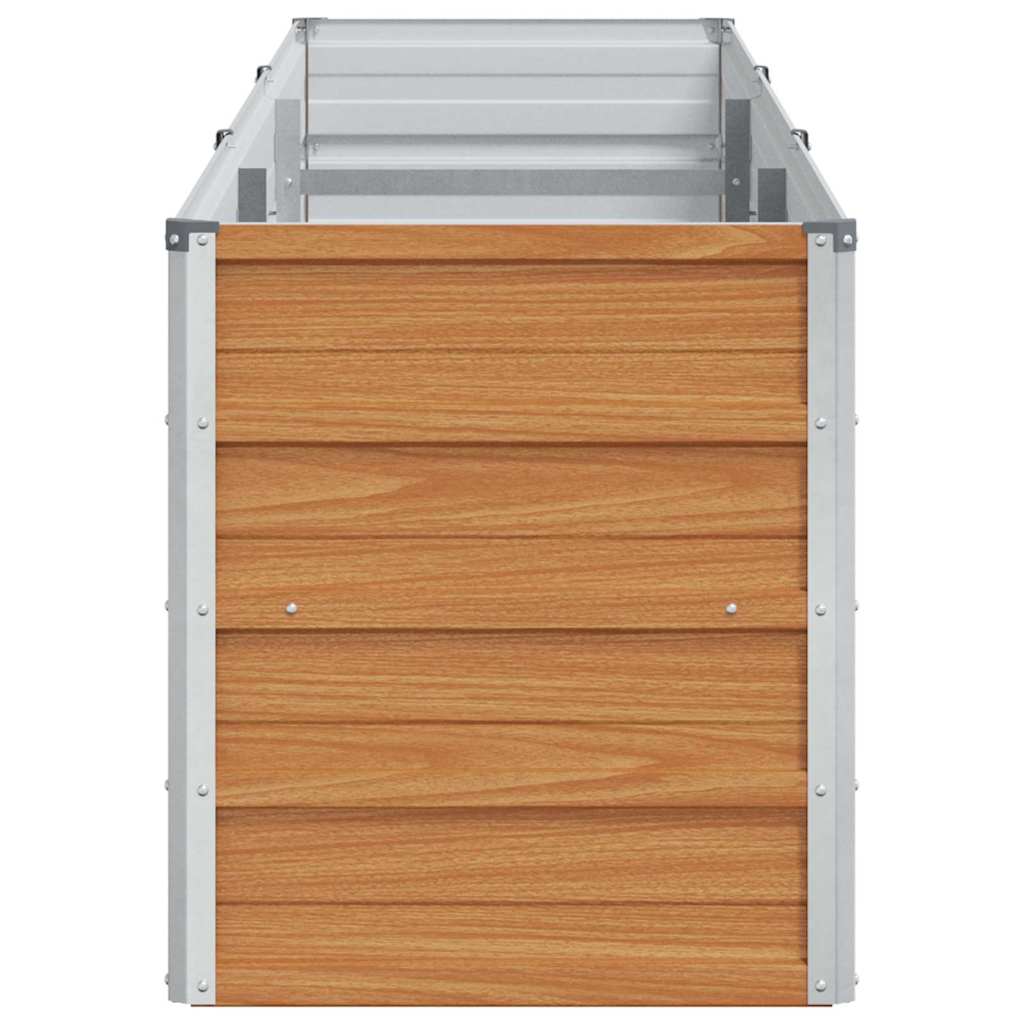 Arriate Elevado Marrón Claro 240 X 40 X 45 Cm Acero Galvanizado_5