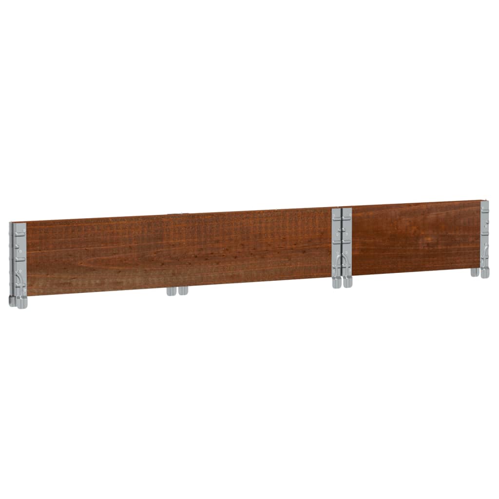 Jardinera De Madera Maciza De Pino Marrón 100x50 Cm_5