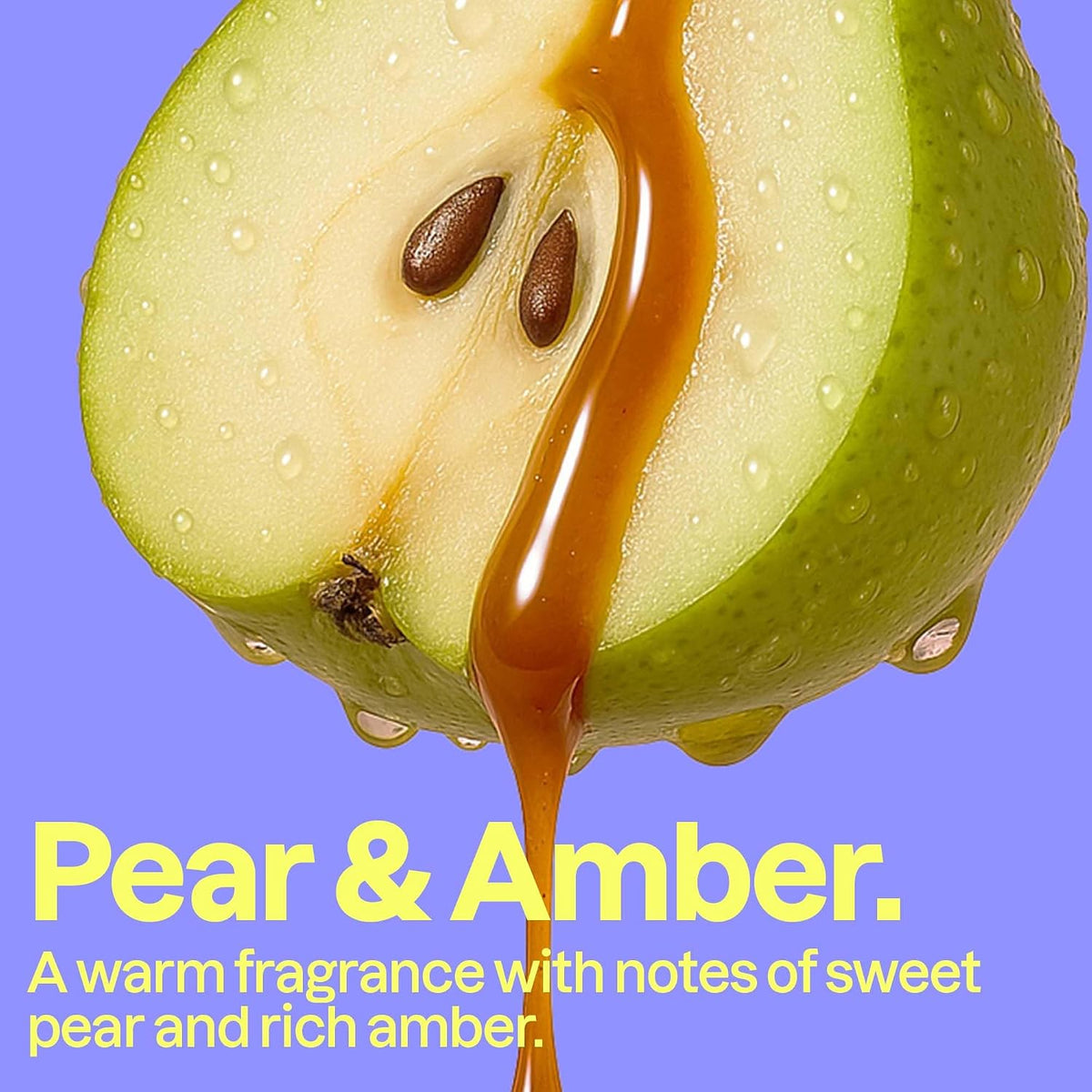 Super leaves Gel de ducha calmante Pear & Amber 473 ml