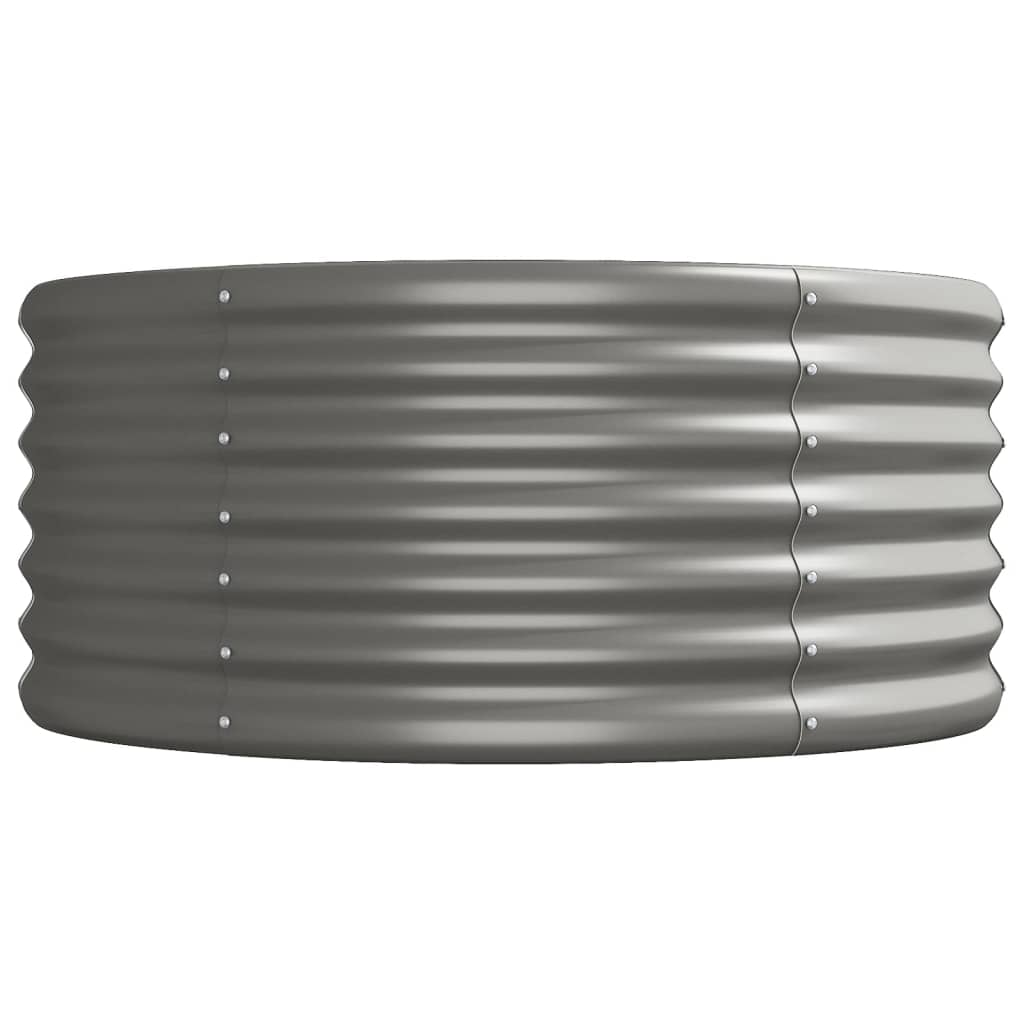 Jardinera Arriate Acero Galvanizado Gris 296x80x36 Cm_3