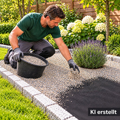 45m² Vellón De Jardín Mantillo De Vellón Contra Malas Hierbas Vellón 100g 1,8m Br._5