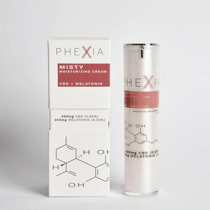 Crema hidratante de CBD Y Melatonina Misty Phexia 50ml