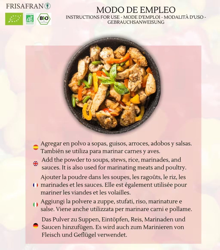 Pimentón En Polvo Ecológico | Sabor Picante 100 G_3