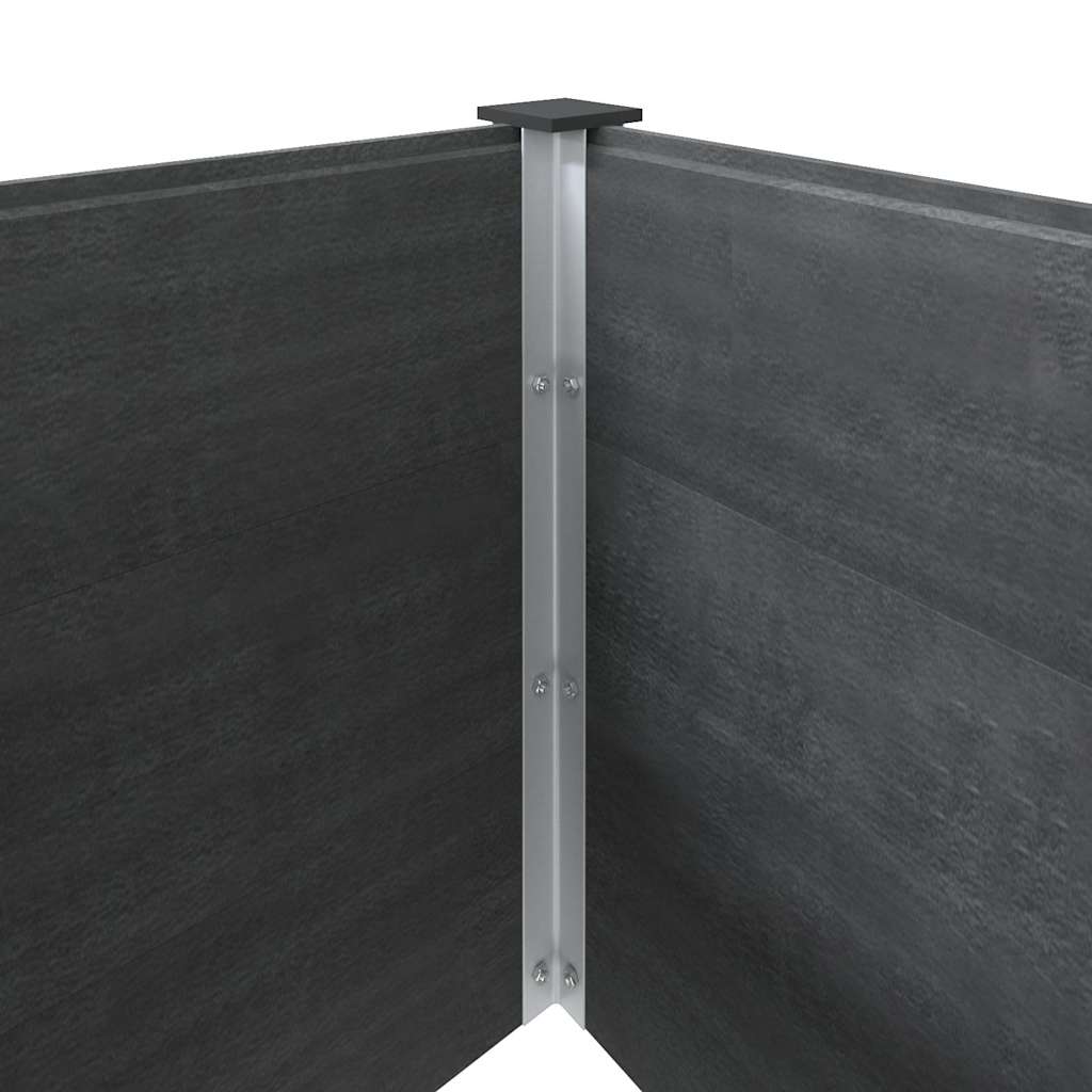 Arriate Elevado De Wpc Gris 200x100x91 Cm_5