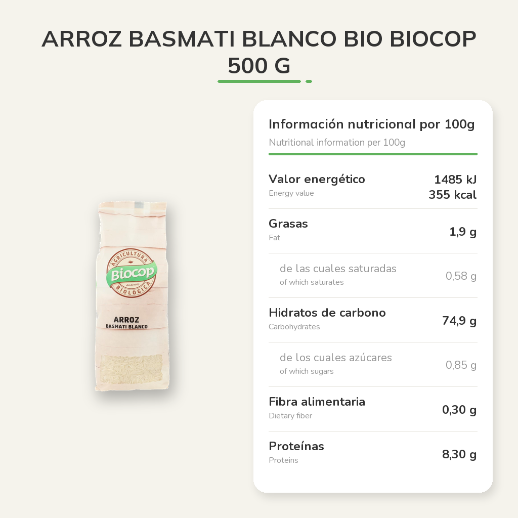 Información nutricional