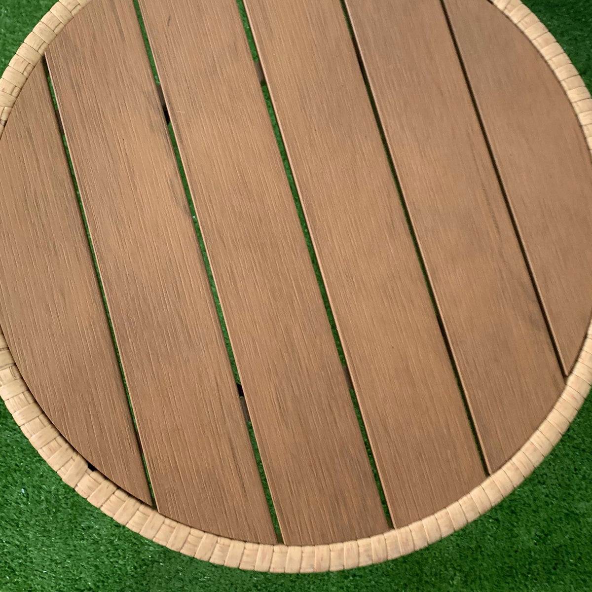 Outsunny Conjunto De Mesa Y Sillas De Jardín Exterior De Ratán Natural_4