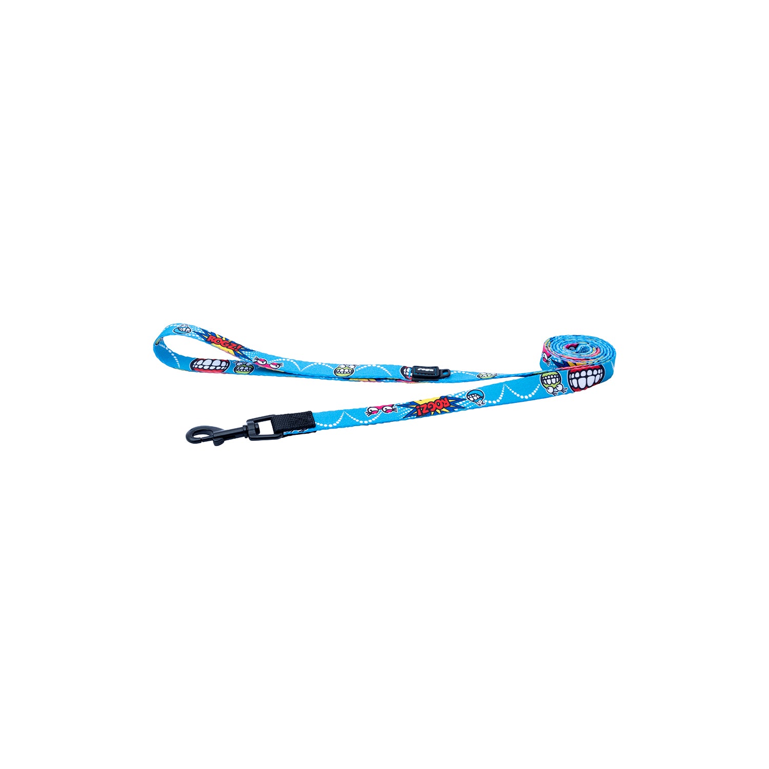 Correa Para Perro, Modelo Fusion De Rogz, Estampado Comic Azul. Talla M (12-22kg)_1