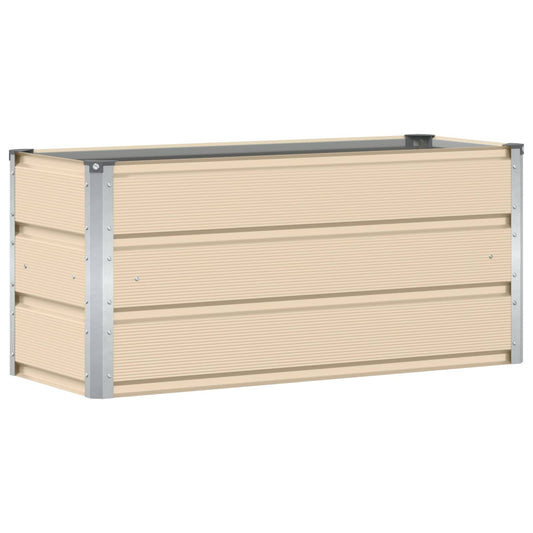 Jardinera Marfil 100 X 40 X 45 Cm Acero_0