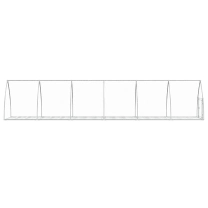 Conejera Acero Galvanizado Plateado 105x600x120 Cm_4