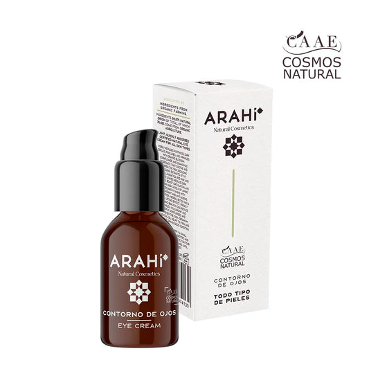 Contorno De Ojos Antiedad, Bolsas, Ojeras Y Arrugas Cosmos Natural 30 Ml. Arahí Natural Cosmetics_0