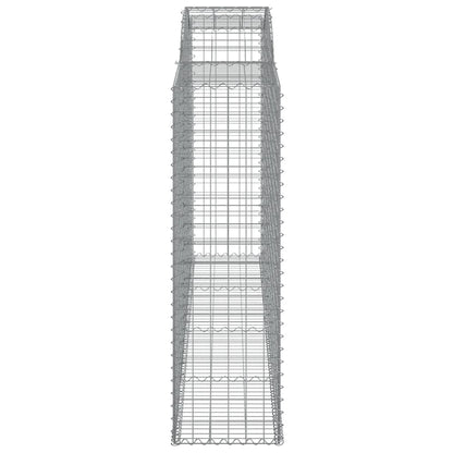 Cestas Gaviones 17 Uds Forma De Arco Hierro 300x50x160/180 Cm_4