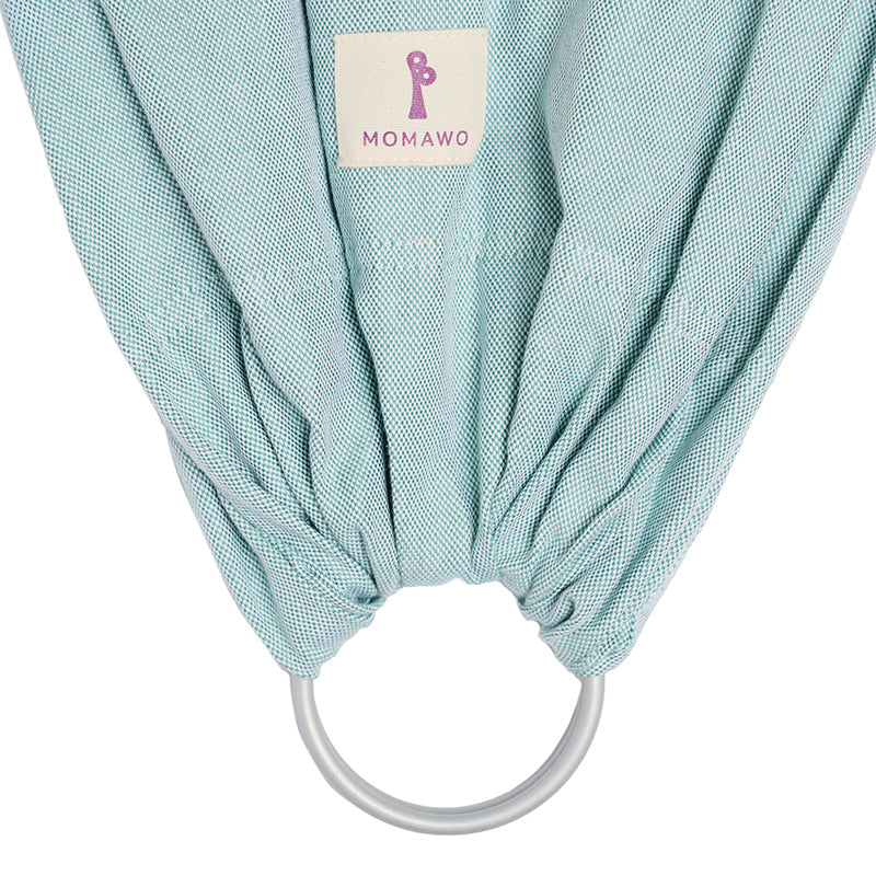 Bandolera Portabebé Momawo Fresh Menta Bambú_0