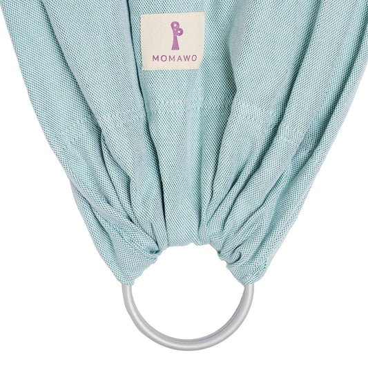 Bandolera Portabebé Momawo Fresh Menta Bambú_0