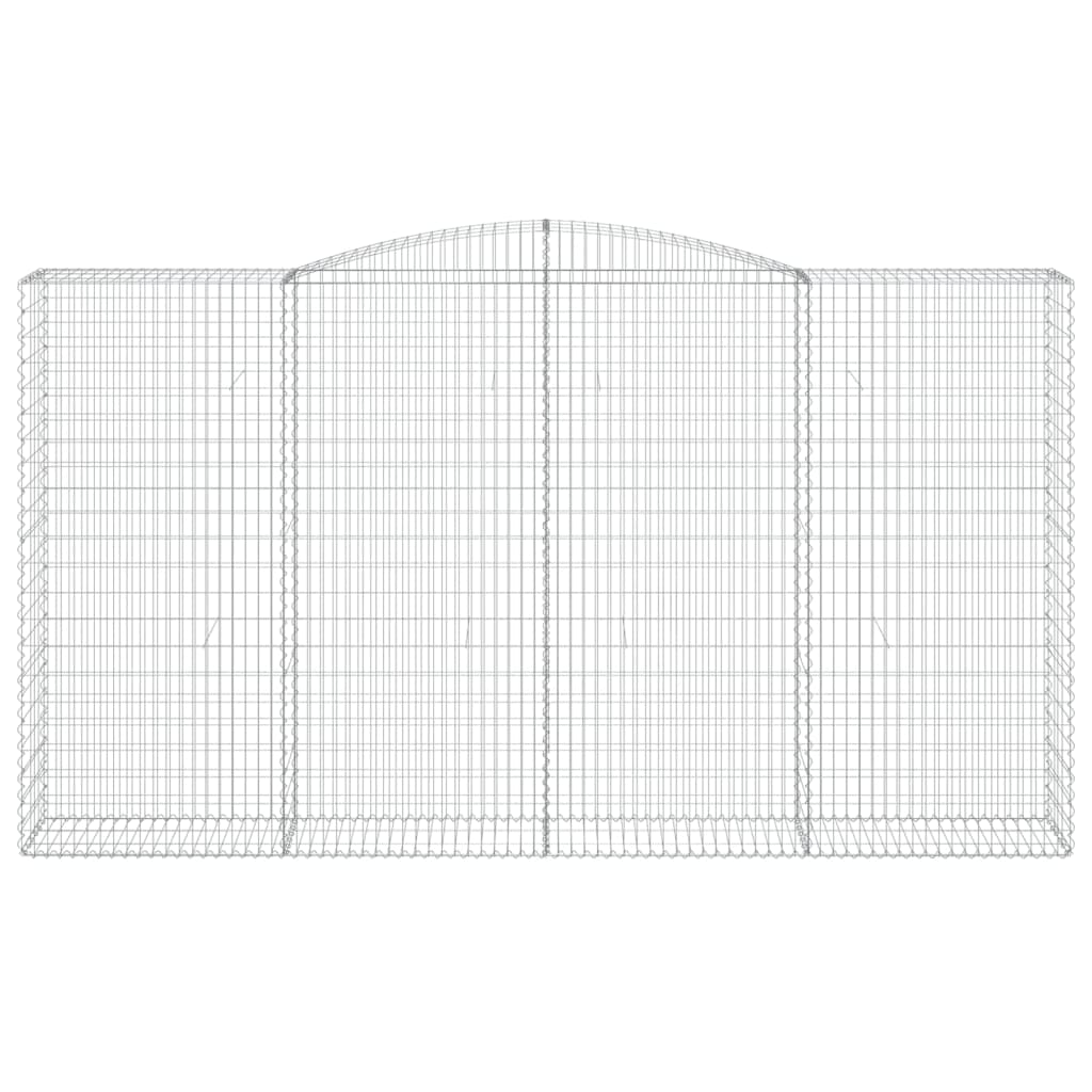 Cestas De Gaviones 10 Uds Forma De Arco Hierro 400x50x220/240cm_3