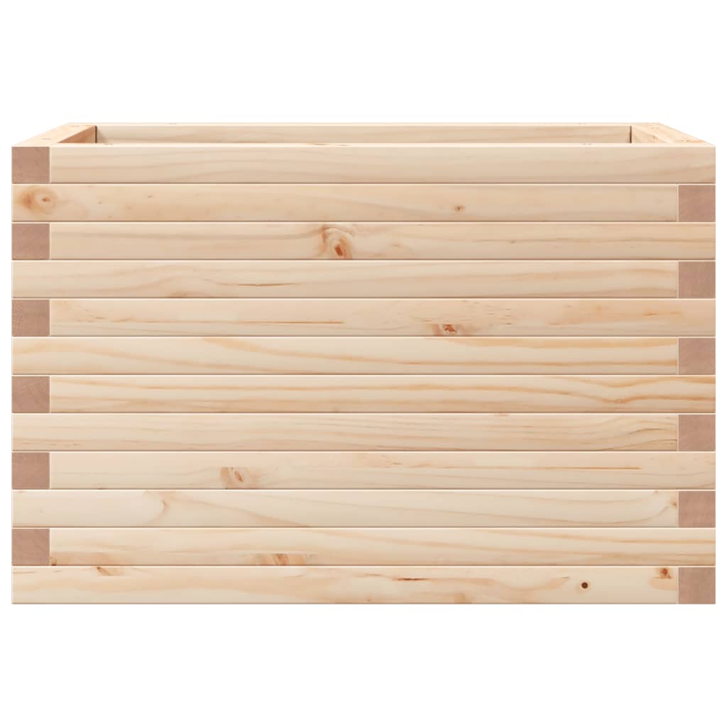 Jardinera Madera Maciza De Pino 70x40x45,5 Cm_4