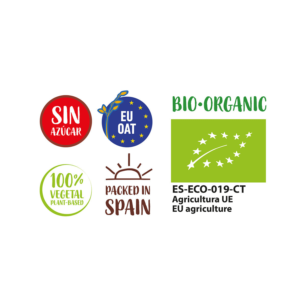Bebida Vegetal de Avena Sin Azúcar Bio ECOMIL 1 L