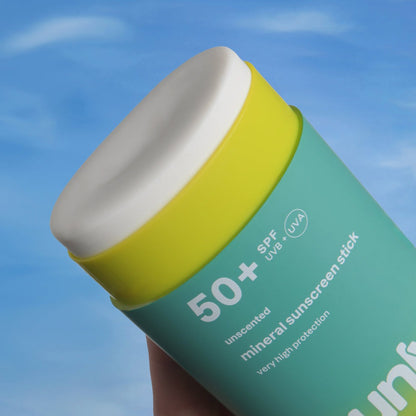 Mineral sunscreen Stick Face &amp; Body SPF 50 unscented Attitude Sunly 60 g