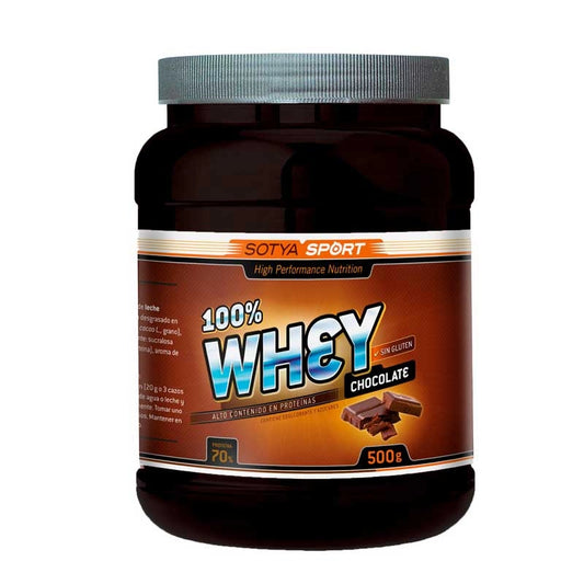 Proteina 100% Whey Chocolate 500g Sotya_0