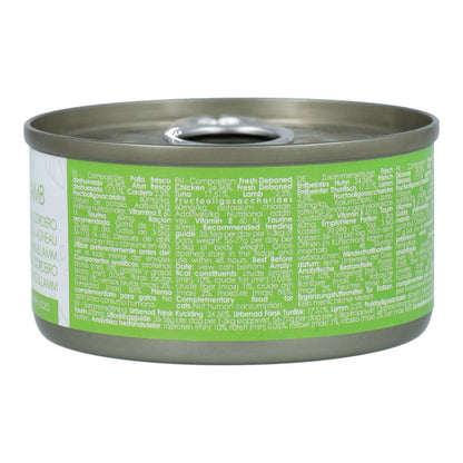 Kit Cat Lata Toppers - Pollo &amp; Cordero 80 g Comida húmeda para gatos en gelatina