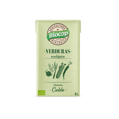 Caldo de Verduras Ecológico PROMO 50% DuoPack Biocop 1 L