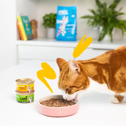 Comida húmeda gatos en salsa Trocitos de Pavo y Pollo Edgard &amp; Cooper 85 g