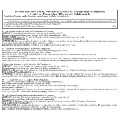 Aakg - 500g - Aumenta La Fuerza - Masmusculo_4