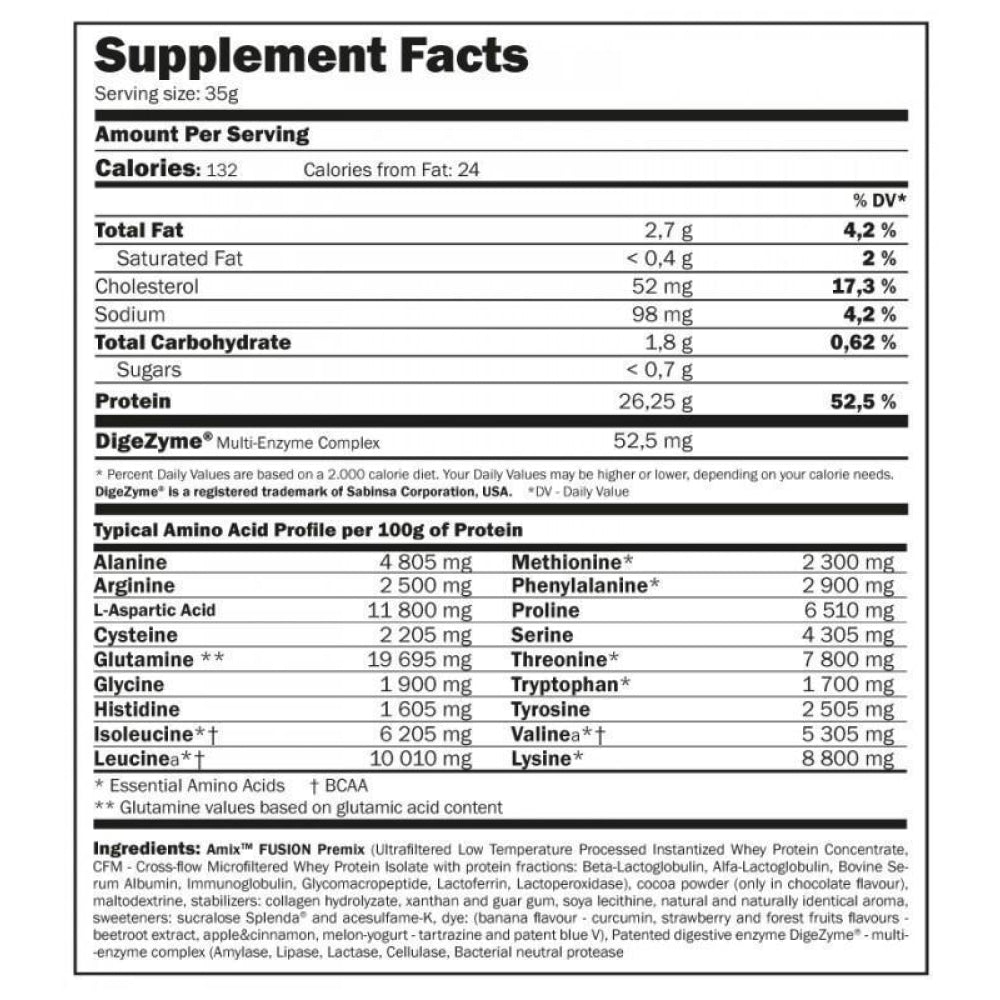 Whey Pure Fusion 1 Kg Fresa_1