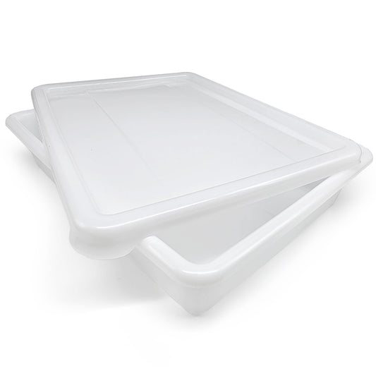 10 Bandejas Uso Alimentario Con Tapa: 5,6l Sin Bpa's (38 X 28,4 X 7,5cm) - Cocinas, Restaurantes, Hostelería, Catering_0