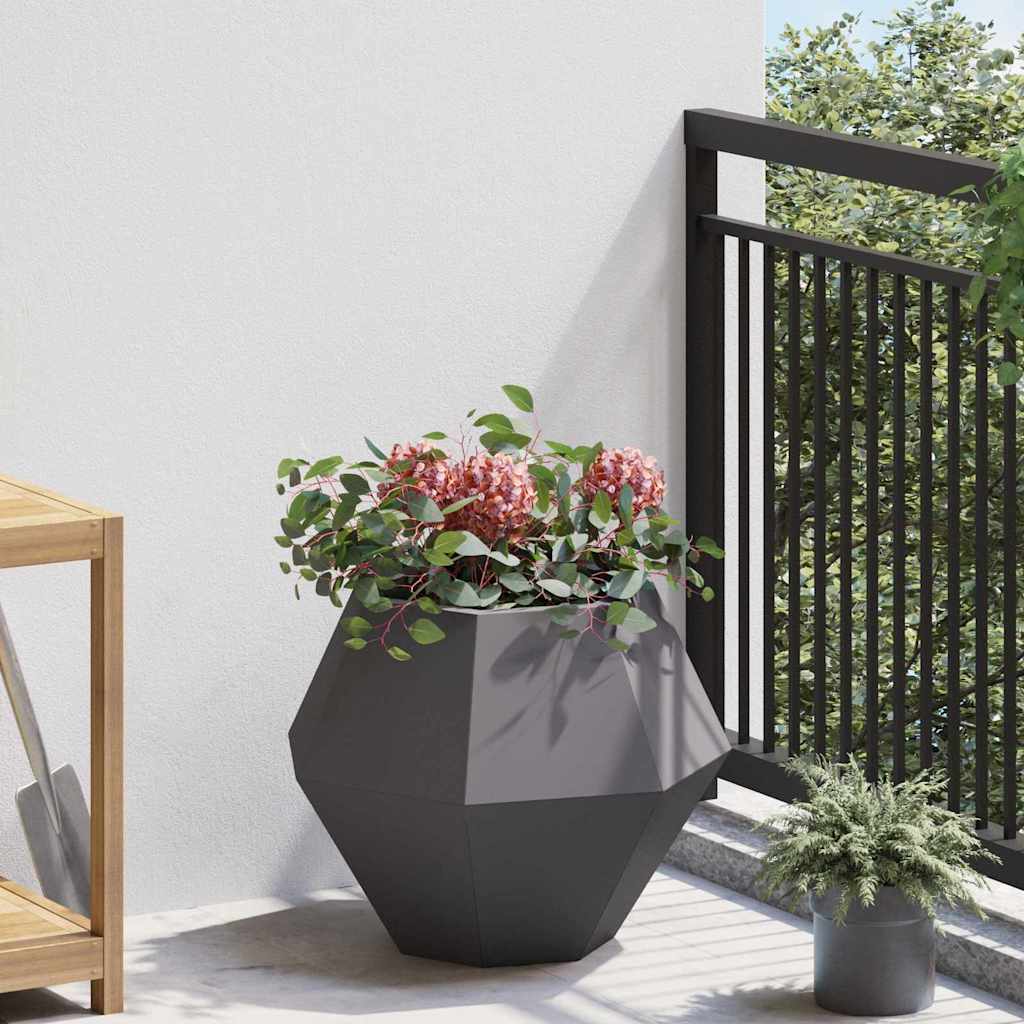 Jardinera Negro 50 X 50 X 40 Cm Acero_3