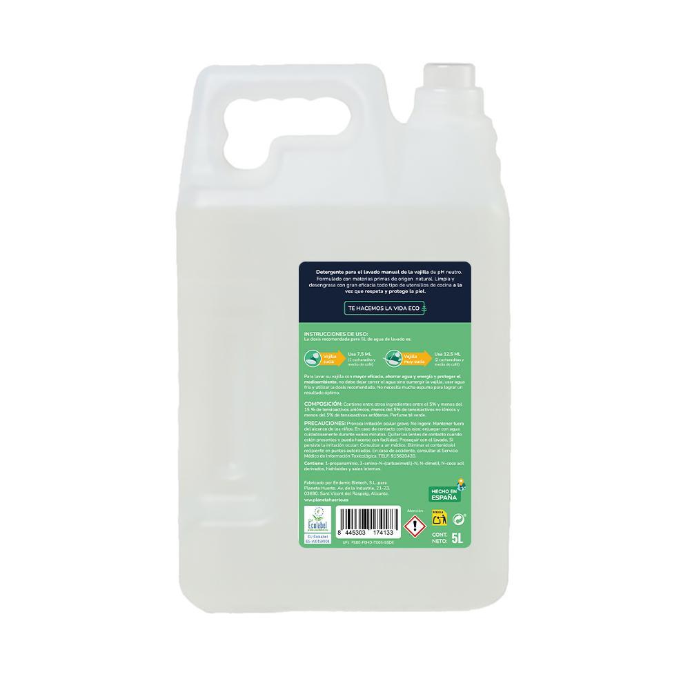Pack 6xLavavajillas Manual  Té Verde ECO  Planeta Huerto 5l