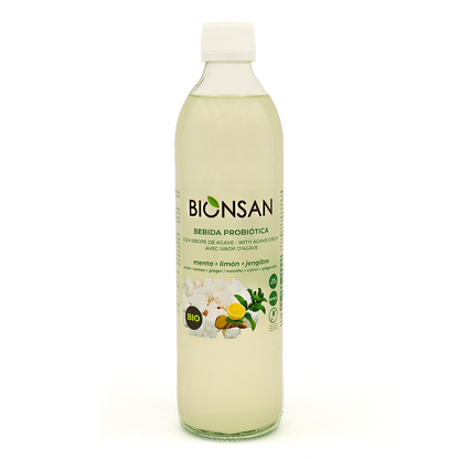 Bebida Probiótica Agua Menta Y Jengibre Eco Bionsan 500ml_0