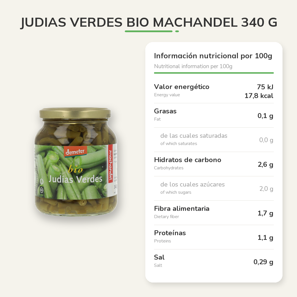 Información nutricional