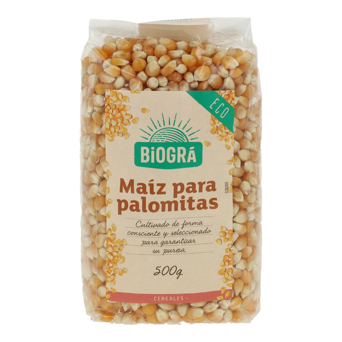 Maíz para palomitas Biográ, 500g