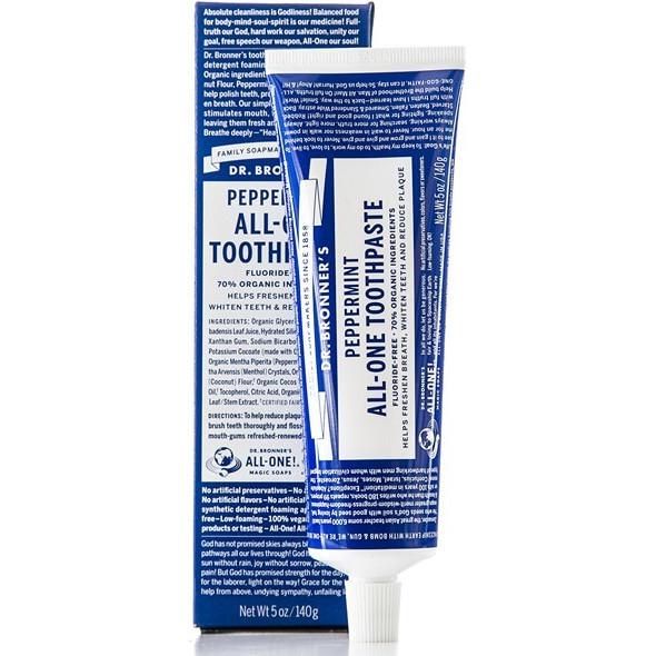 Dentífrico de menta vegano BIO Dr. Bronners 140 g