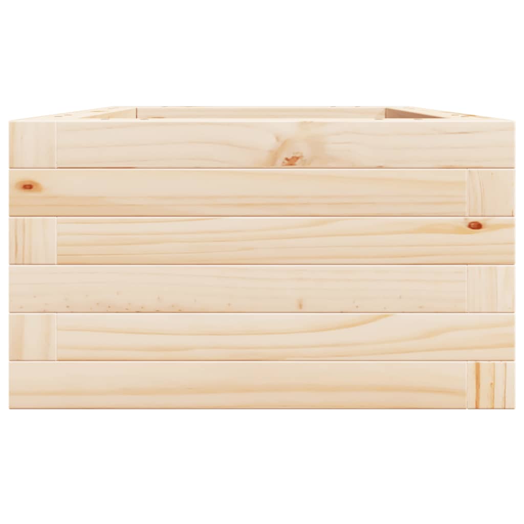 Jardinera De Madera Maciza De Pino 40x40x23 Cm_5