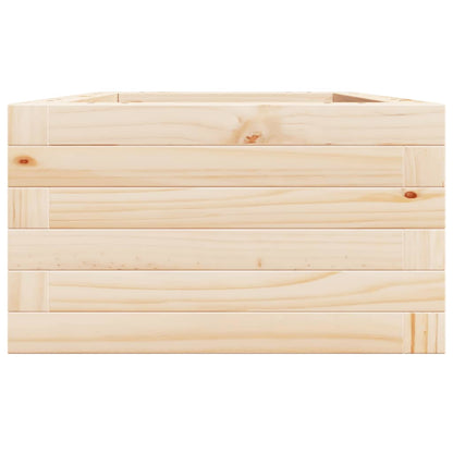 Jardinera De Madera Maciza De Pino 40x40x23 Cm_5