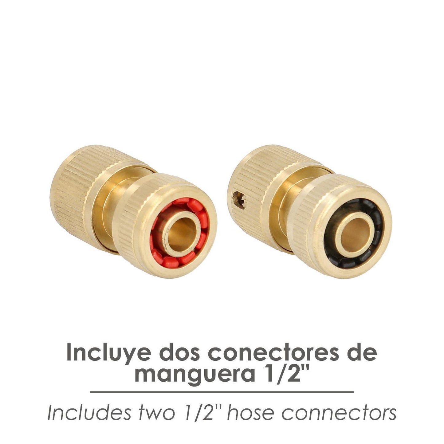 Set Riego 4 Piezas Para Mangueras 1/2" Fabricado En Laton,_2