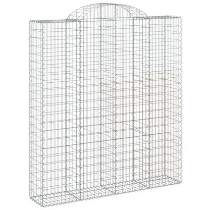 Cestas De Gaviones 2 Uds Forma De Arco Hierro 200x50x220/240 Cm_2